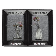 Zippo Windproof Lighter Iron Stone Couple - $87.50