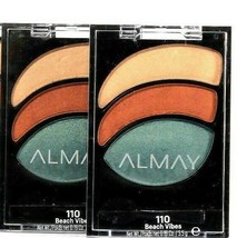 2 Count Almay Shadow Trois Intense 110 Beach Vibes Hypoallergenic - £18.82 GBP