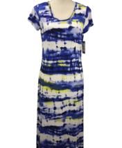 CHAUS Aquatic Reef Polyester Spandex Size Small Dress Tropical Lime Hi L... - $49.99