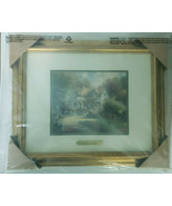 Thomas Kinkade Home is where the Heart is 2nd Gold Framed 16.5 by 13.5 S... - £208.46 GBP