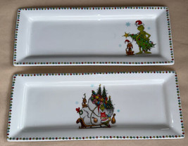 Dr. Seuss How The Grinch Stole Christmas H’ordeuvres / Appetizer Serving... - $59.99