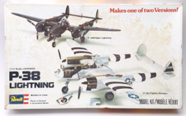OPEN BOX Revell Monogram P-38J Lightning 1:48 Scale Model Kit 85-5479 CO... - $23.65