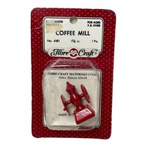 Fibre-Craft Coffee Mill 4181 Miniatures Vintage 80s Crafting Dollhouse NOS VTG - £9.57 GBP