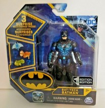 Spin Master DC Batman BAT-TECH 1st Edition 4&quot; Action Figure w/Accessories NIP - £18.47 GBP