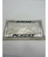 Team PENSKE License Plate Frame NEW  Silver Chrome Color - $27.74 CAD