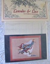 NEW SEALED Lavender &amp; Lace Victorian Angel Angel of Light Cross Stitch Pattern - £7.91 GBP