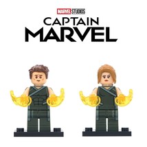 2pcs/set Yon-Rogg &amp; Carol Danvers - Captain Marvel Minifigures Gift Toy - £6.38 GBP
