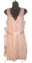 Sz XL - NWT$58 Jump Girl Blush Netted Floral Lace Sleeveless Dress w/Rib... - $44.99