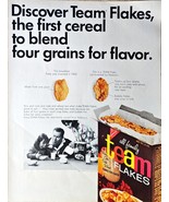 All Family Team Flakes Cereal Blend four grains for flavor-1965 Vintage ... - $9.46