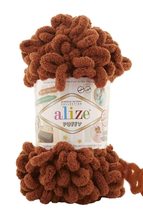 4 skn/Ball Alize Puffy Baby Big Loop Blanket Yarn 100% Micropolyester Soft Yarn  - £21.39 GBP