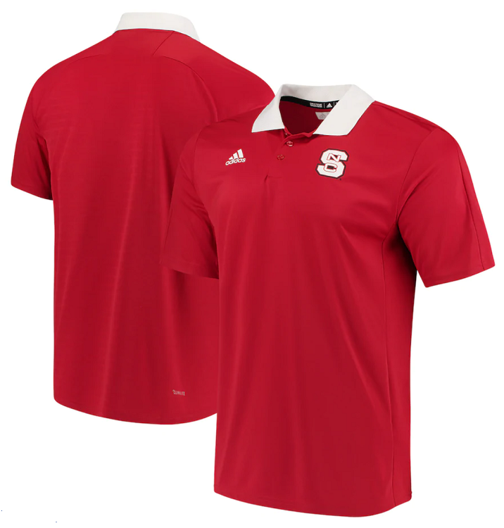 Primary image for NORTH CAROLINA WOLFPACK POLO SHIRT-ADIDAS SIDELINE-XL-BRAND NEW-$70 RETAIL