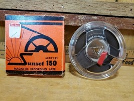Vintage Sunset 1/4&quot; x 150&#39; 1.5 Acetate Magnetic Recording Tape Dupont Re... - €24,20 EUR