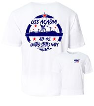 USS ACADIA AD-42  Performance T-Shirt.  US NAVY - $20.95+