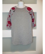 LulaRoe Sloan Multicolor Disney Mickey Minnie Mouse 3/4 Sleeve Shirt Siz... - $327.06 MXN