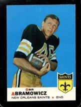 1969 Topps #36 Dan Abramowicz Exmt (Rc) Saints *X32666 - £6.16 GBP