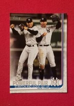 2019 Topps Giancarlo Stanton &amp; Aaron Judge Powerful Pair #444 New York Yankees - $2.69