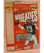 General Mills Wheaties Box - Dan Marino, Record Breaker (1995) - Preowned - $7.06