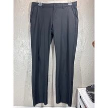 Greg Norman Black Straight Leg Comfort Stretch Golf Pants Mens Size 36x32 - $24.95