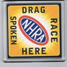 NHRA Drag Race Spoken Here hot rod racing Coaster 4 X 4 inches - £6.03 GBP