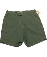 Faded Glory Vintage Y2K Cargo Shorts Women&#39;s Juniors Green Size 4 NEW Ol... - $25.45 CAD