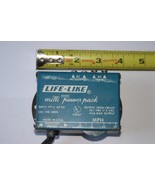 LIFE-LIKE MINI POWER PACK TRANSFORMER - Steel Case - Made in USA - Cat # EERN - $22.95