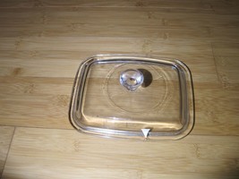 Lid (only) Fits  P-4-B Casserole Dish 6 1/4&quot; x 7 1/2&quot; ( Corner Has Been ... - £19.72 GBP