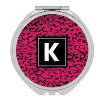 Leopard Animal Print : Gift Compact Mirror Pink Fashion Pattern For Her ... - $12.99+
