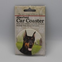 Super Absorbent Car Coaster - Dog - Doberman - £4.34 GBP