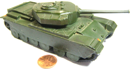 Dinky Supertoys Centurion Tank #651 Die Cast w/damaged rubber Tracks RVA - $19.95