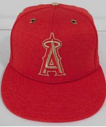 Angels Hat New Era 59FIFTY Men&#39;s 7 1/4 Red Gold all-Star Studded - €24,81 EUR