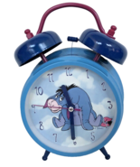 Disney Winnie the Pooh Eeyore retro Twin Dual Bell Analog Alarm Clock - $24.99