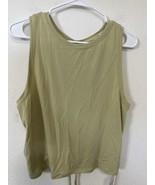Lululemon Open Tie-Back Tank Top Shirt In Dew Green Size 14 - $39.99