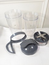 NutriBullet NB-201 Magic Nutri Bullet blender mixing cups handle blade flip cap - $25.00