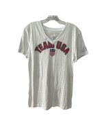 Vintage Team USA Olympic Committee Burnout V-Neck T-Shirt XL With Tags - $22.50