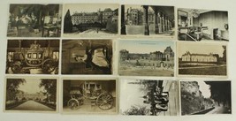 Vintage Postcard Lot 12 France Versailles Chateau Malmaison Blois RPPC Carriages - £16.48 GBP