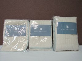Home Treasures Bodrum Turkish Terry Ivory/Eucalipto 3-pc  Towel Set T4101455A - £70.95 GBP