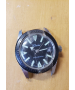 Raro, Vintage 60&#39;s 70&#39;s Chalet Uomo Diver Nero Verde Luminescente Watch ... - $65.82 CAD