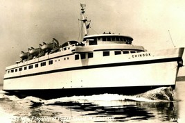 RPPC Motor Ferry MV Chinook Seattle Port Angeles Washington John Storm Postcard - £7.64 GBP