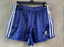 adidas Originals Pinstripe Satin Shorts Women&#39;s Lifestyle Pants AsiaFit ... - $68.73