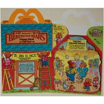 1987 McDonalds Berenstain Bears Barn Dance Happy Meal Box - $4.00