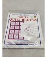 Jack Dempsey Item 732~Pattern #180  Sunbonnet Girl ~ White Quilt Blocks ... - £7.71 GBP