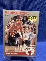 B.J. Armstrong 1990 Rookie NBA Hoops Card 60 - £72.38 GBP