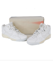 NOS Vtg 90s Nike Air Transition Force 3/4 Shoes Sneakers White Womens 9.5 AS IS - £77.86 GBP