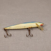 Vtg Original Rapala Floating Minnow Crankbait Fishing Lure Blue Silver - £3.58 GBP