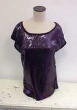 NEW NWT Luma Italian Designer LF Stores Sparkle Sequin Top Shirt $124 re... - £14.15 GBP