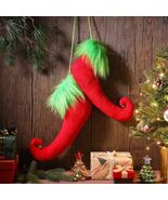 Suhine Christmas Elf Boots Hanging Decor Red 13 Inch - $666.18 MXN