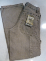 Lee Dungarees Carpenter Jeans Size 12S  Boys Girls Unisex  W 24 I 27 Brown - £13.14 GBP