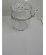 Vintage Pyrex 9 Cup Percolator Clear Glass POT and LID ONLY  #7759 - $627.03 MXN