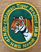 Chitawan Tiger Project Chitwan Nepal WWF World Wildlife Foundation Patch... - $24.99