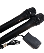 2 Mic Professional Wireless Dual Microphone Cordless Handheld NO RECIEVE... - $40.56 CAD